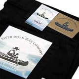 River Road Relaxed Fit Big and Tall Men's Jeans (Black)