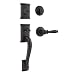Kwikset Signatures Ashfield SmartKey Handleset with Ashfield Interior Lever in Venetian Bronze Finish #98001-098
