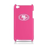 NFL San Francisco 49ers Varsity Jacket Hardshell Case for iPod Touch 4G, Pink, 4.4x2.4-Inch