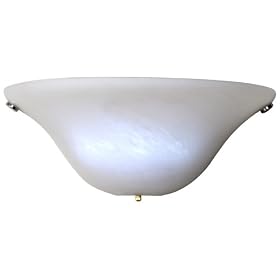 Exciting Lighting SM1001 Wireless Smart Choice Wall Sconce Half Moon Shaped Frosted Glass by Exciting Lighting