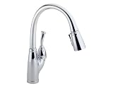 Delta Allora Single-Handle Pull-Down Kitchen Faucet, Chrome #989