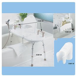 Sammons Preston MOEN Tool-Free Adjustable Tub & Shower Chair Pair of Add-on Handles,554859