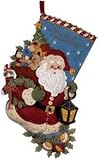 Christmas Joy Stocking Felt Applique Kit
