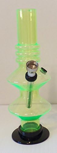 New various Acrylic Bubble Water Bottle All designs - mix Design and Color approx 8" (Mix color and Design) ACRYLIC WATERPIPE