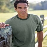 Authentic Pigment Direct-Dyed Heather Ringer T-shirt 1937 at Authentic Pigment