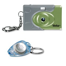 Childrens Toyshop  Toys : Vivitar 3-in-1 Mini Digital Camera with Flashlight - Green