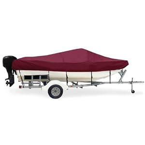 Taylor Made Products Trailerite Semi-Custom Boat Cover for Tri-Hull Boats with Outboard Motors by