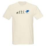 Twitter Evolution Facebook Light T-Shirt by CafePress