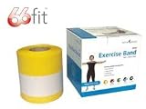 66FIT EXERCISE BAND LATEX FREE - LIGHT - YELLOW - 23M