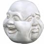 Laughing Buddha Head- Four Faces of Life- Joy, Sorrow, Anger & Serenity