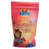 Dr. Sears Brainy Kidz Go Fish Omega-3 Soft Chews for Childrens - 60/Pack
