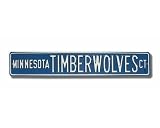 Minnesota Timberwolves Court Ct Sign 6 x 36 MLB Baseball Street Sign