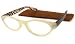 ICU Eyewear Reading Glasses - 7220 Oval Beige and Cheetah / Beige and Cheetah