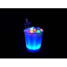 Fortune Products IB-RGBW9 LED Lighted Ice Bucket, 9.25" Diameter x 11.5" Height, 180oz Capacity, Multi-Color
