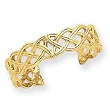 14k Celtic Knot Toe Ring - JewelryWeb