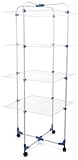 WENKO 3773060100 W�schetrockner-Turm - 35 m Trockenl�nge, zusammenklappbar, 4 Ebenen, Stahl beschichtet, 70 x 170 x 70 cm, wei�