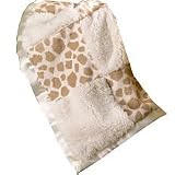 Cocalo Novelty Print Patchwork Blanket - Ivory Giraffe