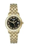 Tissot Ballade III Gold PVD Black Dial Women's Watch #T031.210.33.053.00