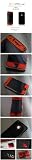 Apple iPhone 3G Red Luxury Metal Cover Plate (Sahara)