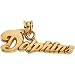 14K Yellow Gold Miami Dolphins Pendant