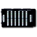 Impact Acoustics 12 Port 110 IDC Telephone Module - Phone line distribution module - 110 - 110 - black