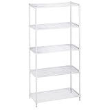  : 5-Tier Wire Shelf - White