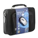 Techair - Z0105 - Bundle avec &eacute;tui classique pour netbook 10/11,6" (Noir) et souris optique argent&eacute;e (Import Royaume Uni)