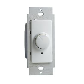 Click here to buy Leviton R02-RPI06-1LW Decora Rotary Dimmer 600-Watt SP and 3 Way White by Leviton.