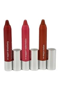 Clinique Chubby Stick Moisturizing Lip Balm Trio for Women, 3 Count