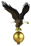 Color Large Flagpole Eagle