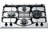 Hotpoint Gf640x Hotpoint Gf640 Gas Built In Hob In Stainless Steel