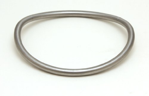 Mr-S-Leather 8mm Stainless Steel Locking Slave Collar