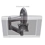 Premier Mounts AM2-B Articulating Wall Mount for 17" to 40" Displays (Black)