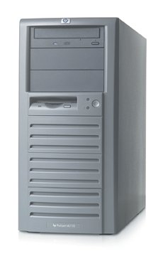 HP ProLiant ML110 - Server - tower - 5U - 1-way - 1 x P4 3 GHz - RAM 256 MB - HDD 1 x 80 GB - CD - RAGE XL - Gigabit Ethernet - Monitor : none