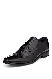 Autograph by Jeffery-West Leather Crocodile Print Shoes