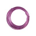 Aluminum Craft Wire Heliotrope Purple 12 Gauge 39 Feet (11.8 Meters)
