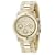 Michael Kors Mk5139 Ladies Watch with Horn Gold Plated Bracelet andGold Dial