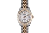 Rolex Ladies New Style 2 Tone Datejust Factory Silver Jubilee Diamond Dial