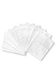 10 Pack - Pure Cotton Plain Muslin Cloths