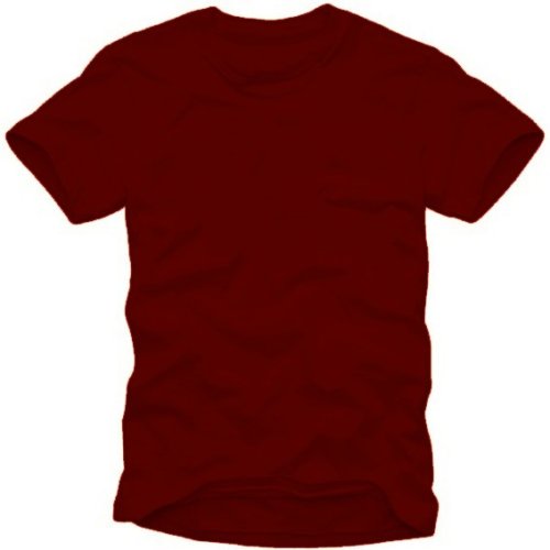 Coole Fun T-Shirts T-Shirt, Größe L, chocolate