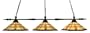 Z-Lite 88103SB-Z15-11 Aztec 52-Inch 3-Light Billiard / Island Fixture with Tiffany Shades