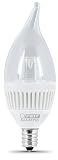 Feit CFC/DM/310/LED LED Dimmable Clear Chandelier Flame Tip