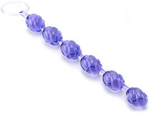 Flexable, Bendable, Swirly Anal Beads Has Beads That Are Nice and Firm and Will Definitely Satisfy. (Purple) Sex Toy! Couples Toys!for Him or Her -"Choose Expedited Shipping and Get Free 2yr Warranty and a Bonus Lube!"