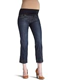 James Jeans Womens Maternity Cooper Midrise Cuffed Capri