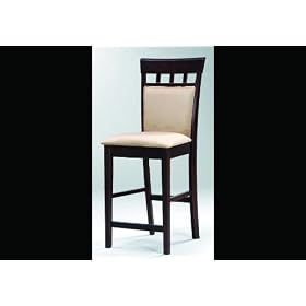Kitchen Barstool Wood Counter Upholstered Bar Stools