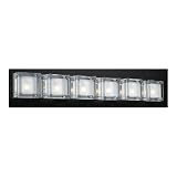 Corteo Six Light Vanity Light in Polished Chrome