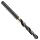 Precision Twist R56CO Cobalt Steel Reduced Shank Drill Bit, Black and Gold Oxide Finish, 1/2" Reduced Shank, 118 Degree Split Point