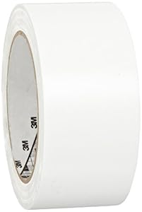 3M General Purpose Vinyl Tape 764 White, 2 in x 36 yd 5.0 mil (Pack of 1)