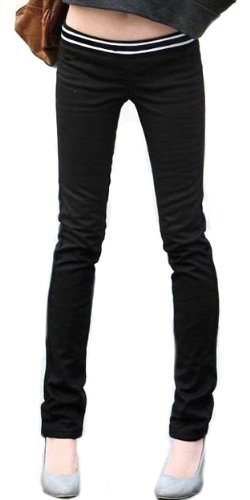 (Clack) レディース 大きいサイズ ボトム / パンツ ズボン スキニー 美脚 セレカジ 着痩せ 2L 3L 4L 5L ブラック