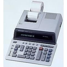 SHARP Qs2770h 2-Color Commercial Printing Calculator 12-Digit Tax/Margin Functions